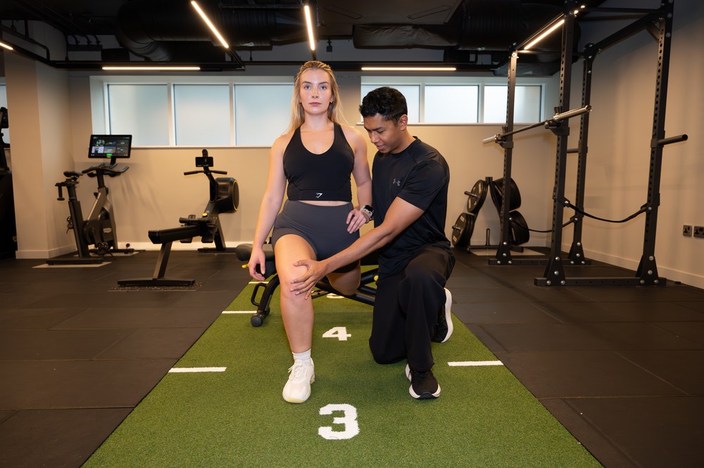 Knee assessment for a runner returning to training after injury